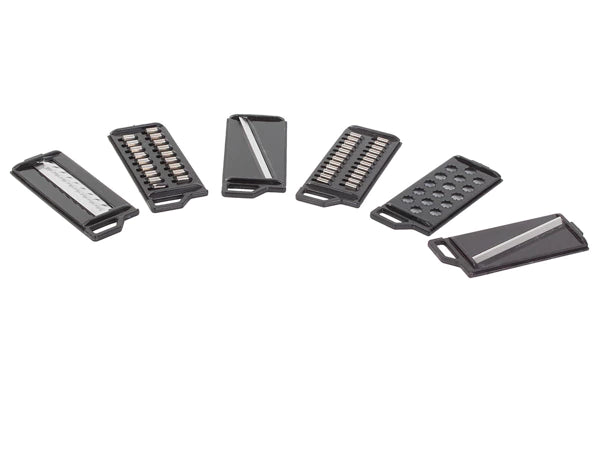 Gemüsehobel & Reibe 6-in-1 Set mit Behälter