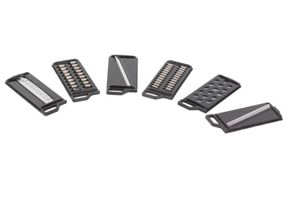 Gemüsehobel & Reibe 6-in-1 Set mit Behälter