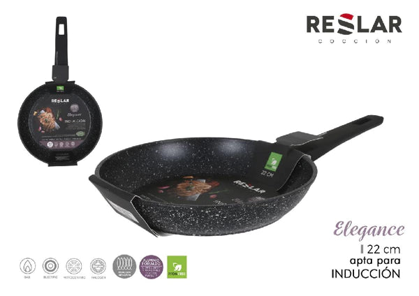 RESLAR Eleganz Bratpfanne (22–32 cm) – Kompakt, stilvoll & zuverlässig