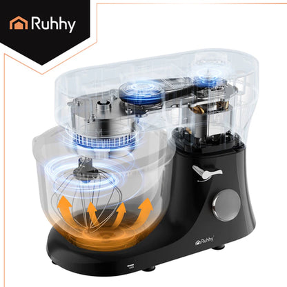 Küchenmaschine mit beheizter Schüssel – 5,7 l | 2000 W Planetenrührmaschine