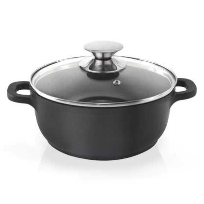 GRANDE Granit Topfset 9-teilig – Premium Antihaft-Kochgeschirr für deine Küche